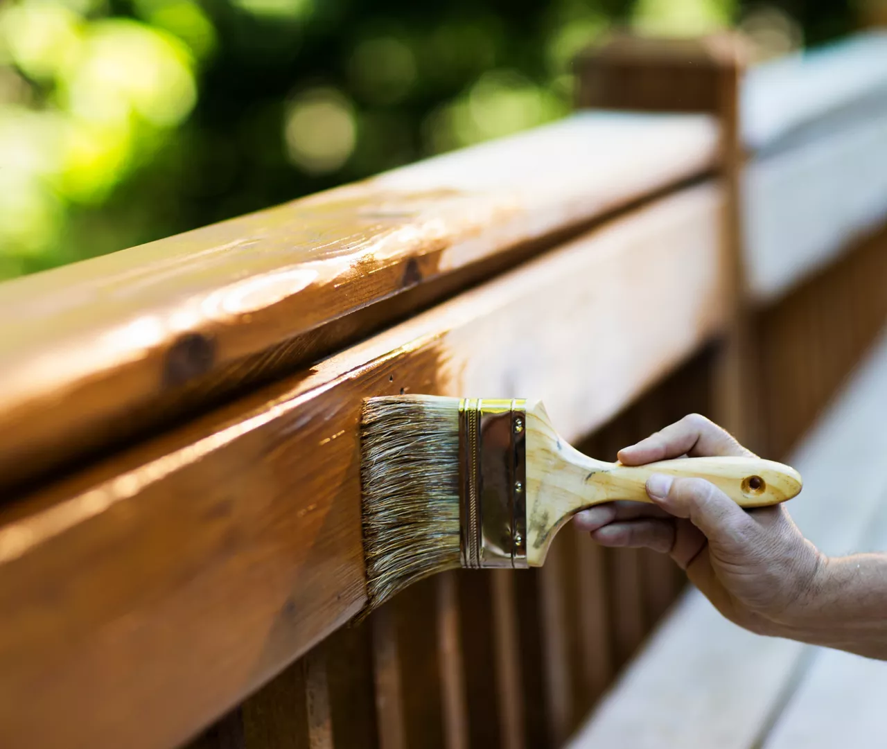 Wooden polish work